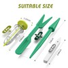 Fecsam 17 Pack Seed Planter Tool, Hand Seeder, Mini Sowing