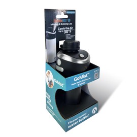 The GoMist Misting & Drinking Bottle Cap – Convert Your Water Bottle to a Drinking AND Misting Bottle - Adds Portable, High-Pressure Misting Spray for Cooling Off, Outdoor Activities, Hiking, & Sports