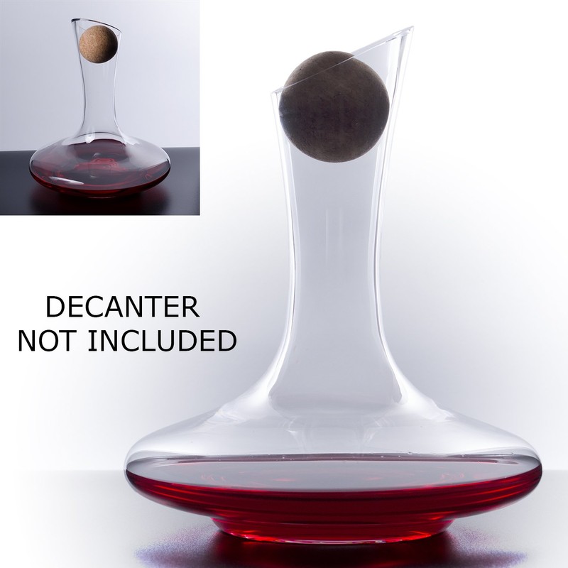Plaisir de la Cave Wine Decanter Cork Stopper & Stainless