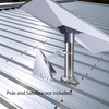 Snow Splitter for Chimneys. Lifetime Protection for 2-5" Wood Stove