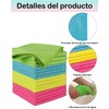 JIAQCN 16 Piezas Trapos De Microfibra(30×30cm), Paños De Microfibra, Trapos