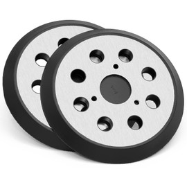 5 Inch Sander Pad Replacement, 2 Pack 5 Inch bakcing pad for DeWalt Orbital Sander D26451,D26453,DW4388,DW421,Compatible with Porter Cable 382 Orbital Sander