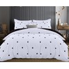 Hafaa Single Duvet Cover Set Soft Printed Bedding Set Brushed