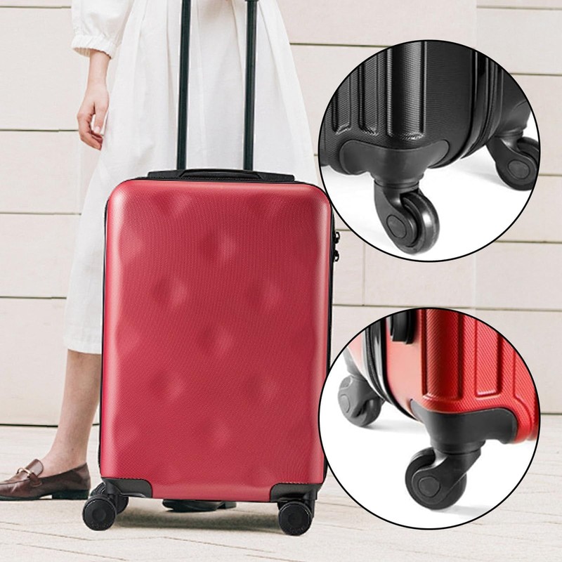Alriedy Set of 4 Suitcase Castors, 60 x 18 mm