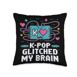 K-Pop Korean Pop Hacker Hacking SteMi Apparel Throw Pillow