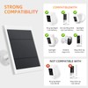 Paodekua Solar Panel for Ring Camera, 2 Pack 4W Solar