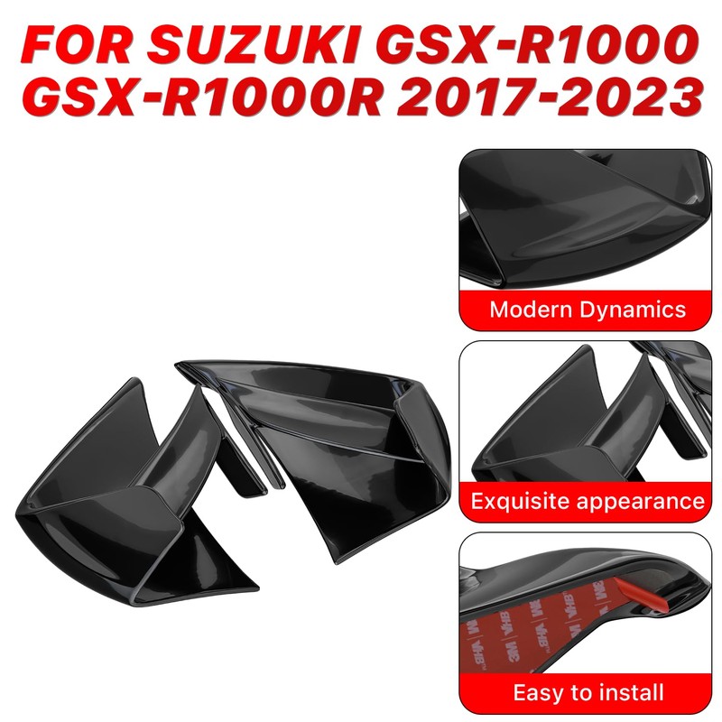 Motorcycle Fairing Wing Air Deflectors Side Wind Wing for Suzuki;