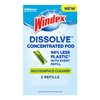 Windex Dissolve Concentrated Pods, Multisurface Cleaner, 2 Concentrated Dissolvable Refill