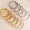 Frigotine Chunky Silver Snake Chain Bangle Bracelet for Woman, Stainless