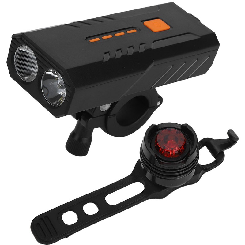 Portable USB Rechargeable Bike Front Light Bicycle Taillight Cycling Light