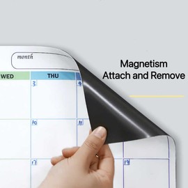 Dry Erase Calendar Whiteboard for Wall Dry Erase Calendar Whiteboard Set Marker Calendar Wall Calendar Whiteboard (3-Pack) for Fridge, Wall, and Refrigerator Organization – Monthly, Weekly