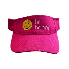 Hit Happy Pickleball Visor (Pink)
