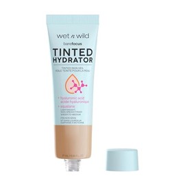 Wet n Wild Bare Focus Tinted Hydrator Medium Tan | Hidratante con Color para Rostro, Base Ligera con Ácido Hialurónico y Escualano, Acabado Natural Se