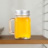 JECOMPRIS 4 OZ Mason Jar with Lid: 6pcs Drinking Glasses