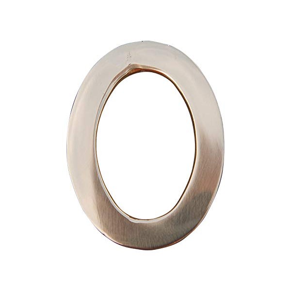 Self-Adhesive 3" inch Imperial Brass Mailbox Number # 0