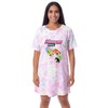 INTIMO The Powerpuff Girls Women's TV Show Tie-Dye Nightgown Pajama