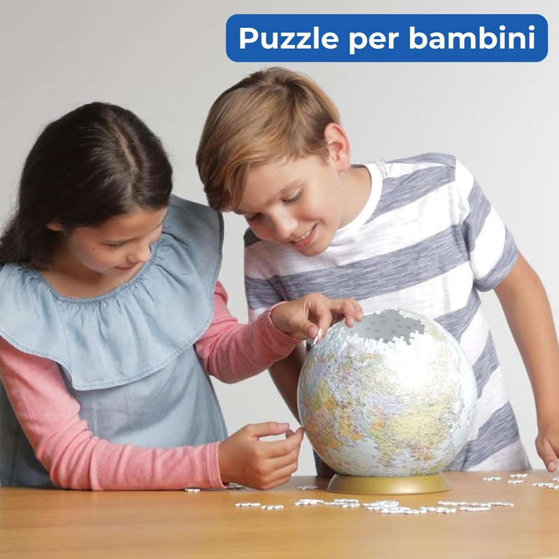 Ravensburger - Puzzle 3d Globo Terrestre Impara La Geografia |