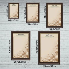 12x18 Wood Grain and Gold Frame for "Wanderlust" Quote for Traveler's Desksize: 12*18Inch, color: Gold