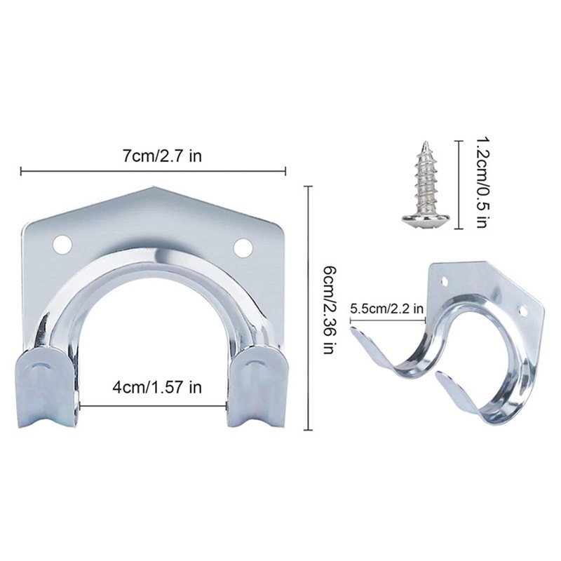 Ieron DIY 10 Pack Tool Hanger Hooks Set, Wall Hooks