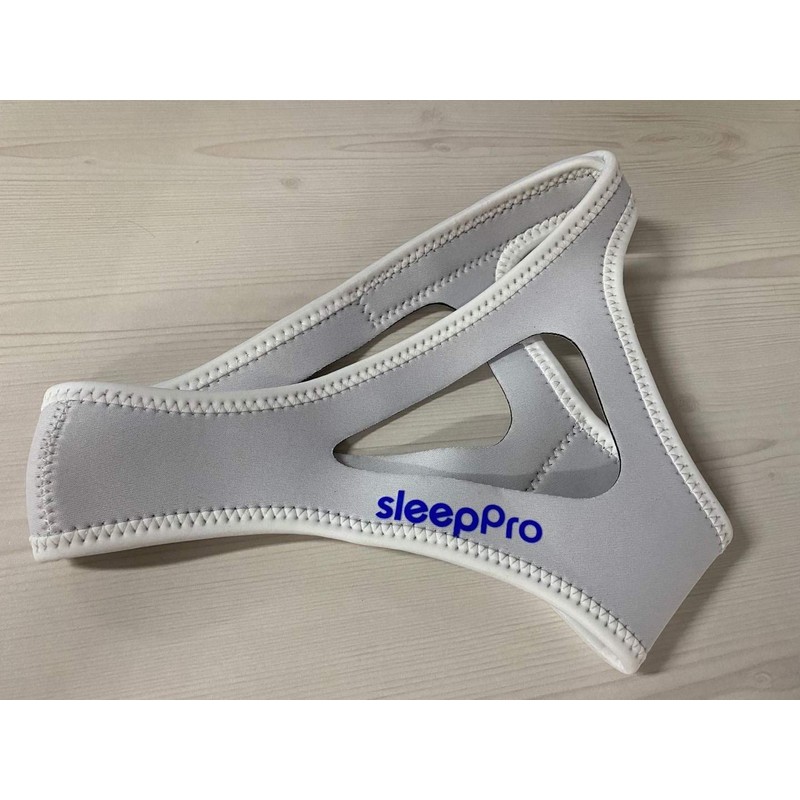 sleepPro Anti-Schnarch-Kinnband, blockiert Mundschnarchen, fördert Nasenatmung, einstellbar, einfach zu reinigen