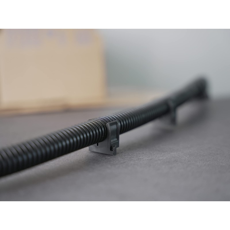 SOMA 18 Pcs Black Plastic 32mm Pipe Clip Clamp Pipe