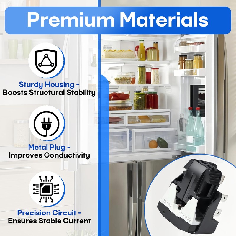 5304529507 Refrigerator Start Relay & Overload Protector Compatible with Frigidaire