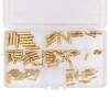 100PCS 2mm 3.5mm 4mm Female Male Gold Banana Bullet Connector