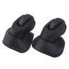 Yibuy 2 x Black Left&Right 9.1cmx9.7x4.9cm DIY Luggage Wheels Replacement