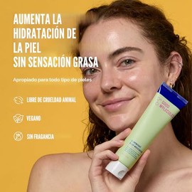 Good Molecules Crema facial hidratante diaria ligera – 3.4 fl oz / 3.38 fl oz – Loción facial hidratante facial no grasa con manteca de karité y ácido