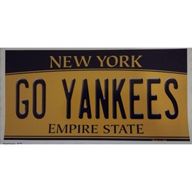 'Go Yankee' Fans Bumper Sticker Decal