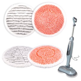 CHAIN PEAK 4 Pieces Replacement Mop Pads Compatible with Shark S7000, S7000AMZ, S7001, XKITP7000, S7000 Series and S7001TGT Steam & Scrub All-in-One Scrubbing Mop, Steam Mopping Pads