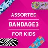 Ouch Essentials Kiddo Care - Kids Adhesive Bandages, Assorted Styles,
