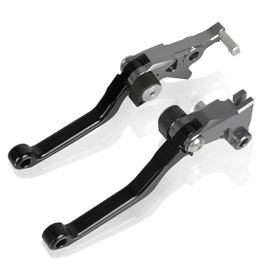 LANQIAN Dirt Bike Brake Clutch Levers Set for KLX125 D-Tracker 2010-2016 KLX150BF 2016 KLX150S 2009-2013 KLX250 D-Tracker 2008-2016 -X 250 300 2017 Black