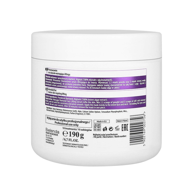 Biel Enda Professional Face Diamond Face Algae Mask 190g