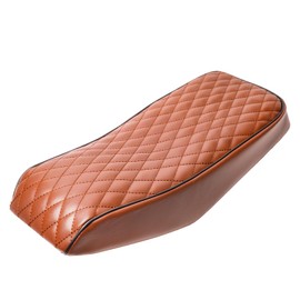 JMCHstore Brown Diamond Stitch Retro Mini bike Seat Cover for Monster Mega Moto MMB80 80cc MMB105 105cc, For Coleman Realtree RB100 RT100 Mini Bike Cushion Replacement parts
