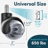 Lifelong Office Chair Wheels Replacement - 2 Inch Heavy Duty