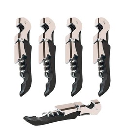 Kit-Home Professional Waiter Corkscrew Wine Openers Set (4 PCS),Upgraded with Heavy Duty Stainless Steel Hinges Wine Key for Restaurant Waiters, Sommelier, Bartenders