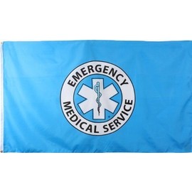 3x5 EMS Emergency Medical Services Flag 3'x5' Banner Brass Grommets