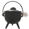 Crystalo - Pentagram Cast Iron Cauldron with Lid Size-4"