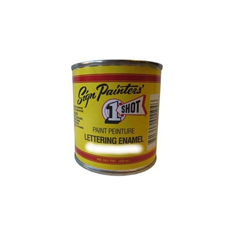 One Shot Sign Lettering Paint - Metallic Gold - 8oz