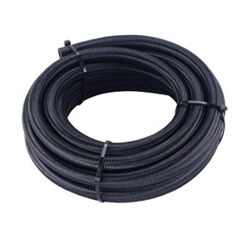 Yaegoo 3/8 6AN 20FT Fuel Line Kit, Nylon Stainless Steel Braided Fuel Line Hose Fitting Kit with 10pcs Swivel Fitting Adapter