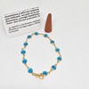 Unbranded GOLD FILLED EVIL EYE GOOD LUCK BRACELET / PULSERA