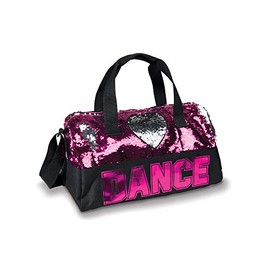 DansBags Sequin Dance Heart Duffle Bag - B842