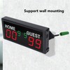 6 Digits Bluetooth Electronic Scoreboard, 4 Red 2 Green Portable