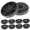 LABRIMP 10pcs Speaker Isolation Feet Round Speaker Base Mats for