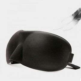 Stereoscopic 3D lightweight sleeping eye mask that is easy to breathe 4 colors dark pink 7ea