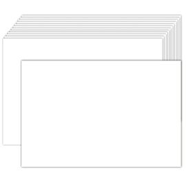 100 Pack White Blank Index Cards 4x6 Thick Paper, Goefun 80lb Heavyweight CardStock Unlined Notecards for Post Cards, Photo Paper, Recipe Cards