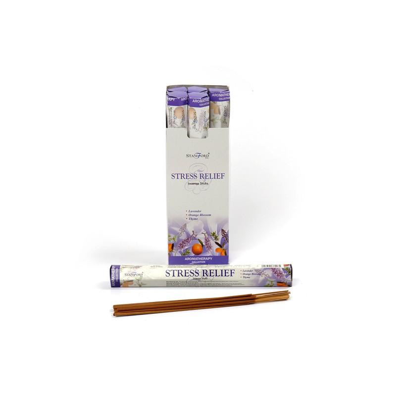 STAMFORD INC. 37113 Stress Relief Incense Sticks, 20 Sticks x
