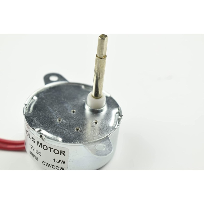 CHANCS Synchronous Motor TYC-40 AC 12V 5RPM CW/CCW Flat Shaft