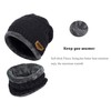 K.tchard Children’s Winter Hat, Beanie Hat with Scarf Set, Slouchy